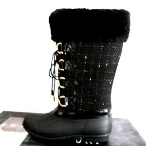 INC Lorinah Boots Tweed faux fur liner New size 7